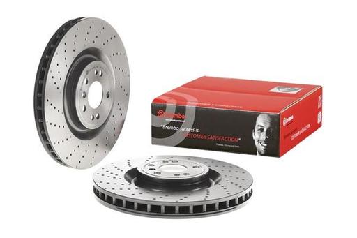 [09.A960.21] BRAKE DISC FRONT 375MM BREMBO MERC (CROSS DRILLED)