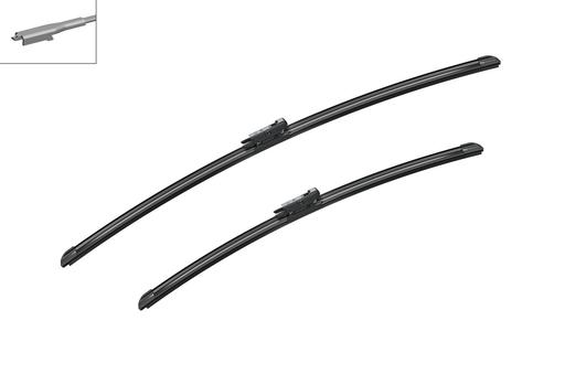 [A221S] WIPER BLADE [FRONT KIT] BOSCH AEROTWIN [700MM 28 INCH + 550MM 22 INCH - FLAT WIPER BLADE]
