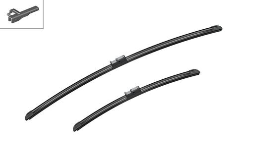 [A978S] WIPER BLADE [FRONT KIT] BOSCH AEROTWIN [650MM 26 INCH + 425MM 17 INCH - FLAT WIPER BLADE]