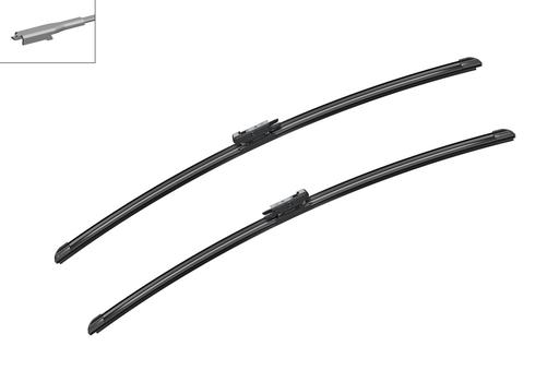 [A101S] WIPER BLADE [FRONT KIT] BOSCH AEROTWIN [680MM 27 INCH - FLAT WIPER BLADE]