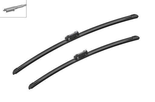 [A209S] WIPER BLADE [FRONT KIT] BOSCH AEROTWIN [600MM 24 INCH + 530MM 21 INCH - FLAT WIPER BLADE]