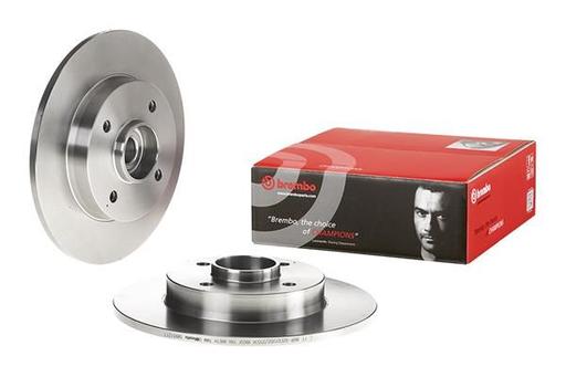 [08.9512.17] BRAKE DISC REAR 249MM 25MM ID BREMBO PSA