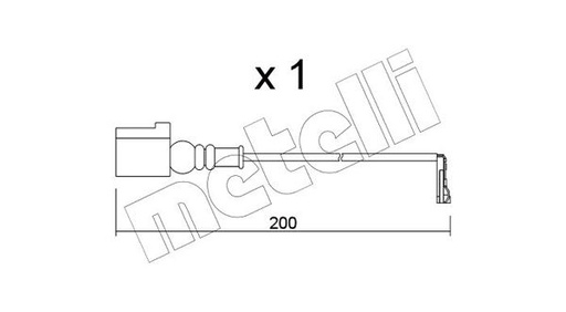 [SU.349] BRAKE SENSOR FRONT METELLI VAG