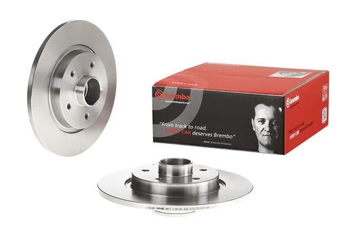 [08.B395.17] BRAKE DISC REAR 274MM BREMBO RENAULT (WITH HUB)