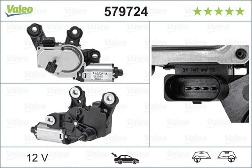 [579724] WIPER MOTOR REAR VALEO PORSCHE