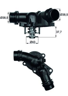 [TM 13 97] THERMOSTAT MAHLE BMW