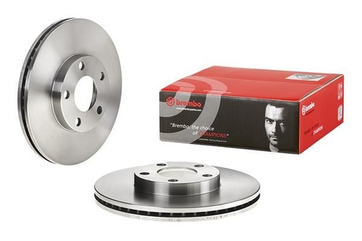 [09.7195.10] FRONT DISC 282MM BREMBO VAG