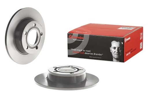 [08.9084.11] REAR DISC SOLID AUDI A6/TOUAREG 255X47.8 BREMBO