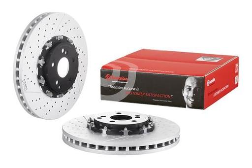 [09.9764.23] BRAKE DISC FRONT 360MM BREMBO MERC (CROSS DRILLED)