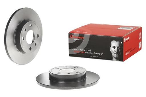 [08.5085.11] BRAKE DISC FRONT BRAKE DISC REAR 240M 241MM BREMBO FIAT
