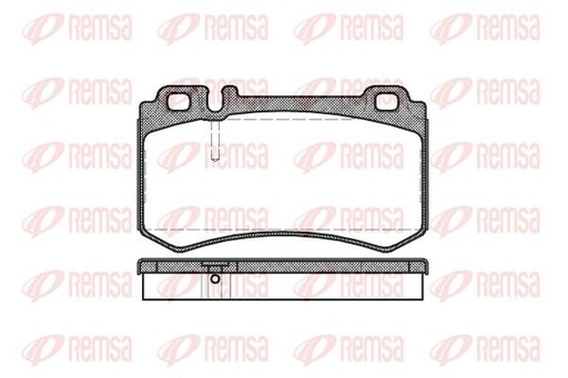 [0993.00] REAR PADS REMSA MERC