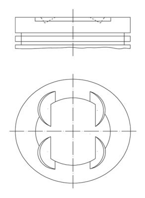 [083 01 01] PISTON ASSY +0.20MM MAHLE BMW