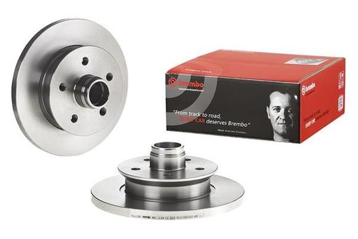 [08.5177.10] BRAKE DISC FRONT 258MM BREMBO VAG