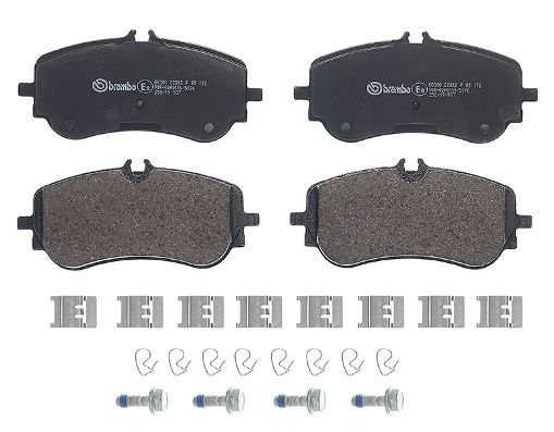 [P85172N] REAR PADS BREMBO CERAMIC VAG