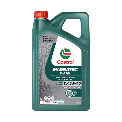 [3383629] ENGINE OIL 5L 5W40 MAGNATEC DIESEL DX CASTROL