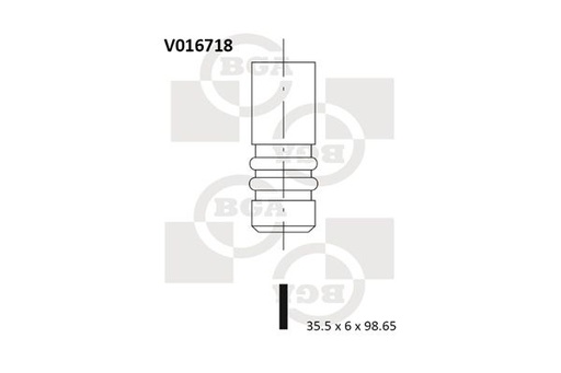 [V016718] VALVE INLET BGA VAG
