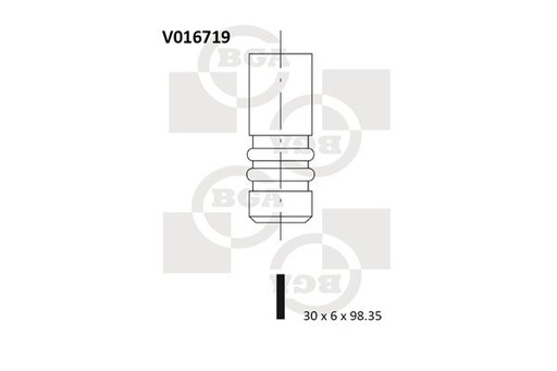 [V016719] EXHAUST VALVE BGA VAG