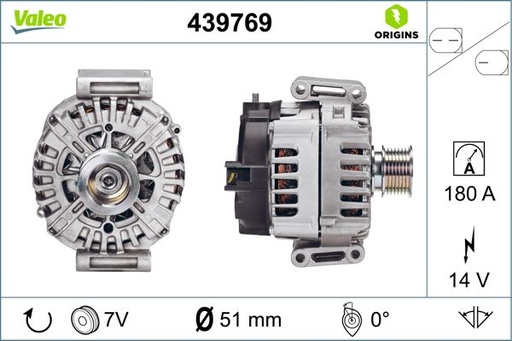 [439769] ALTERNATOR VALEO MERC