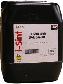 [106250] ENGINE OIL 20L 0W30 I-SINT TECH VK ENI