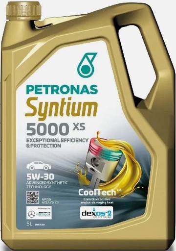 [70660M12EU] ENGINE OIL 5L 5W30 C3/C2 5000XS PETRONAS
