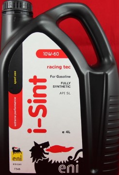 [E03092436] ENGINE OIL 4L 10W60 I-SINT RACING TEC ENI