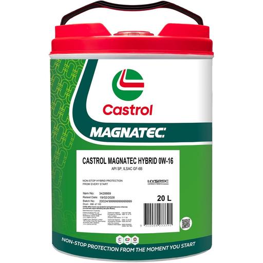 [3428869] ENGINE OIL 20L 0W16 MAGNATEC HYBRID CASTROL