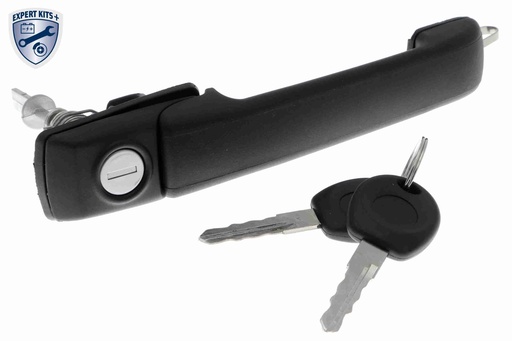 [V10-6107] DOOR HANDLE FRONT OUTER VAICO VAG (WITH KEYS)