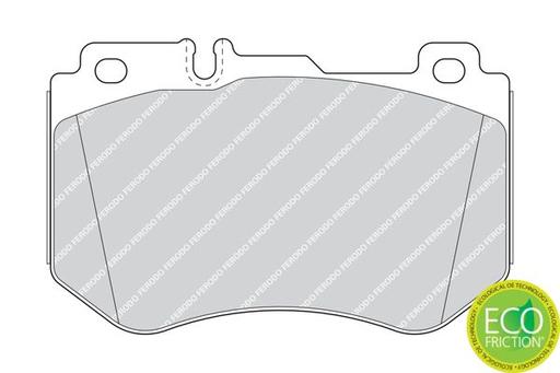 [FDB4607] BRAKE PADS FRONT FERODO MERC