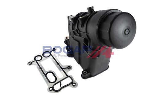 [B1425108] OIL FILTER HOUSING WITH OIL COOLER + GASKET BOGAP BMW