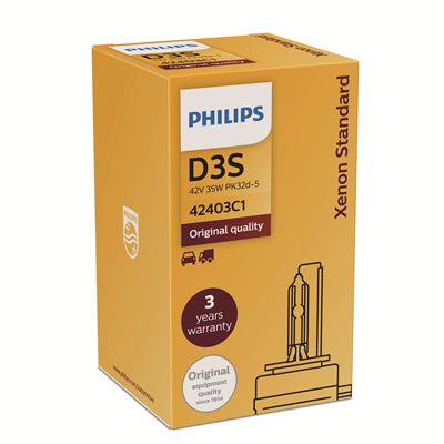 [42403] GLOBE XENON (1 PIECE) D3S 35W 42V PHILIPS
