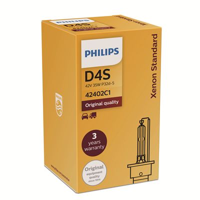 [42402] GLOBE XENON (1 PIECE) D4S 35W 42V PHILIPS