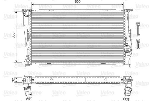 [701601] RADIATOR VALEO BMW
