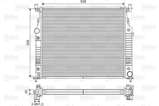 [701569] RADIATOR VALEO MERC