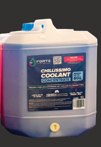[FL1260] CHILLISSIMO COOLANT CONCENTRATE BLUE 20L FORTE ORGANIC LONG LIFE