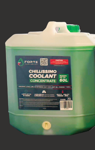 [FL1250] CHILLISSIMO COOLANT CONCENTRATE GREEN 20L FORTE ORGANIC LONG LIFE