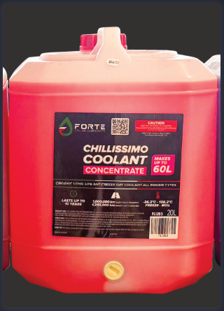 [FL1263] CHILLISSIMO COOLANT CONCENTRATE PINK 20L FORTE ORGANIC LONG LIFE