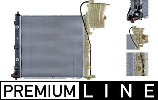 [CR 681 000P] RADIATOR AUTO MAHLE MERC