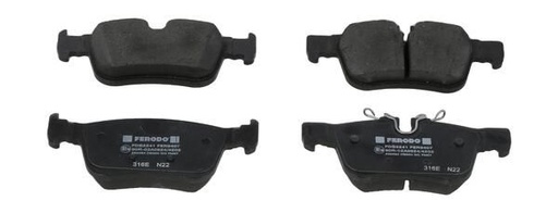 [FDB5241] BRAKE PADS REAR FERODO VOLVO