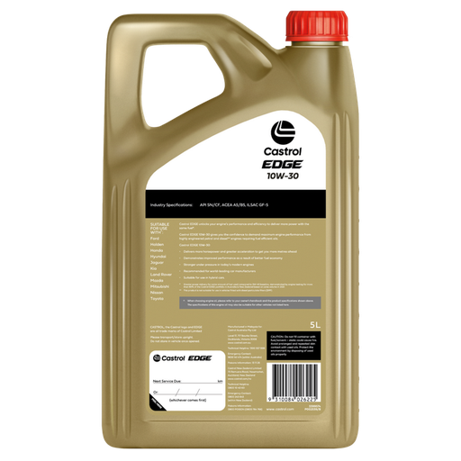 [3399574] ENGINE OIL 5L 10W30 EDGE CASTROL
