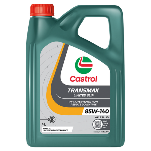 [3430296] GEAR OIL 4L 85W140 TRANSMAX LIMITED SLIP CASTROL
