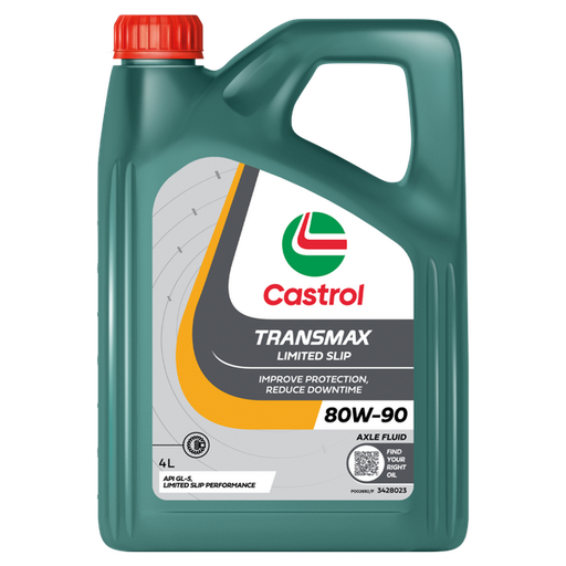 [3428023] GEAR OIL 4L 80W90 GL5 TRANSMAX LIMITED SLIP CASTROL