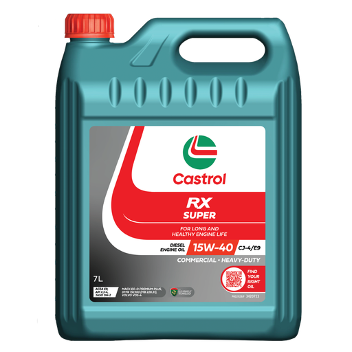 [3420723] ENGINE OIL 7L 15W40 CJ4 RX SUPER CASTROL
