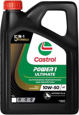 [3438007] ENGINE OIL 4L 10W50 POWER1 ULTIMATE 4T CASTROL