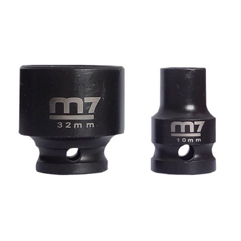 [M7-MA411M13] M7 IMPACT SOCKET WITH HANG TAB, 1/2" DR 6 POINT, 13MM