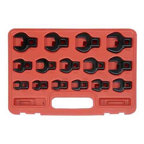 [RT7391] RYTOOL 15PC 3/8 DR. METRIC CROWSFOOT WRENCH SET