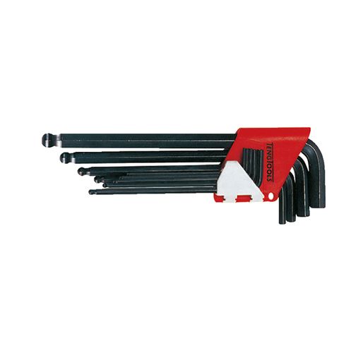 [TE-1479MM] TENG BALL-END METRIC HEX KEY SET, 9PCE, 1.5MM-10MM