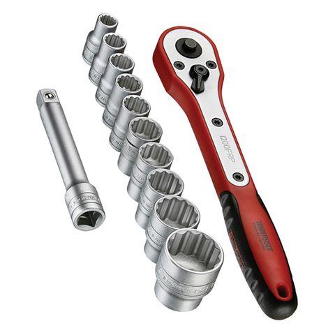 [TE-M1212N1] TENG 12PCE 1/2" DR. SOCKET SET W/CASE 8-24MM