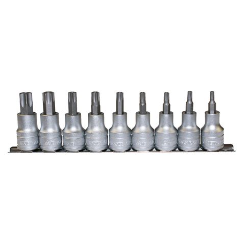 [TE-M1213TPX] TENG 9PCE 1/2" DR. TPX BIT SOCKET SET 20-60