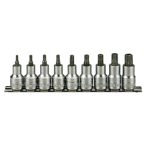 [TE-M1213TX] TENG 9PCE 1/2" DR. TX BIT SOCKET SET 20-60