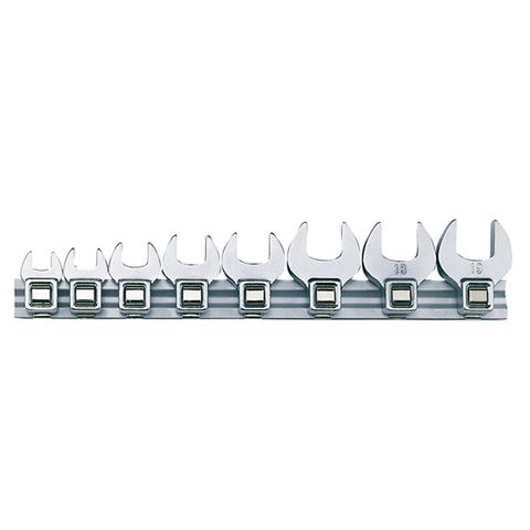 [TE-M3808MM] TENG 8PCE MM CROWFOOT WRENCH SET 10-19MM
